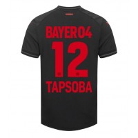 Stroje piłkarskie Bayer Leverkusen Edmond Tapsoba #12 Koszulka Podstawowej 2023-24 Krótki Rękaw